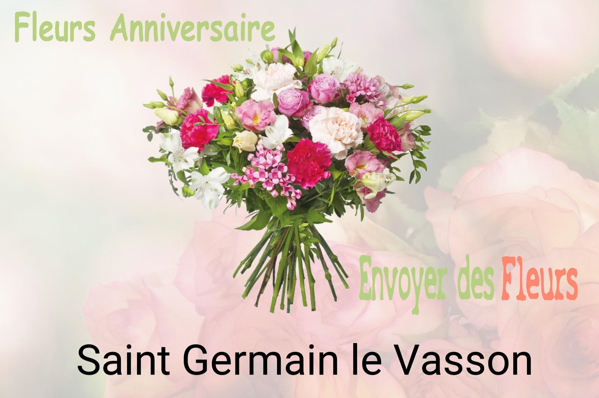 Bouquet de fleurs d’anniversaire livré à Saint-Germain-le-Vasson
