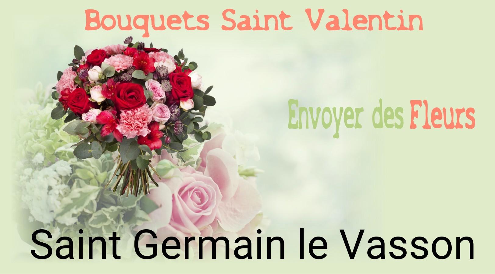 Roses de Saint-Valentin livrées à Saint-Germain-le-Vasson